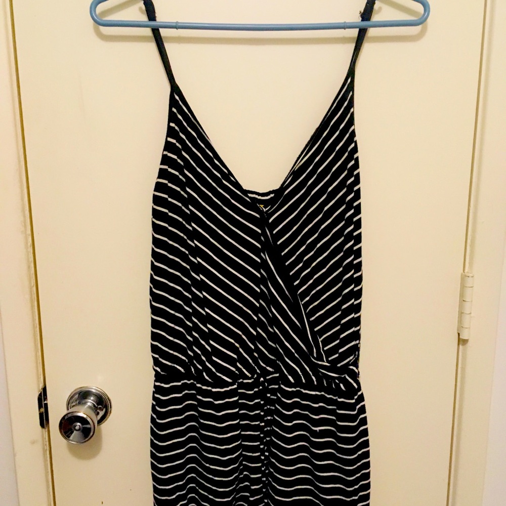 Navy Romper